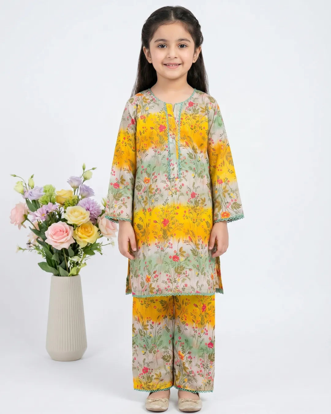 2 PIECE - PRINTED LAWN SUIT