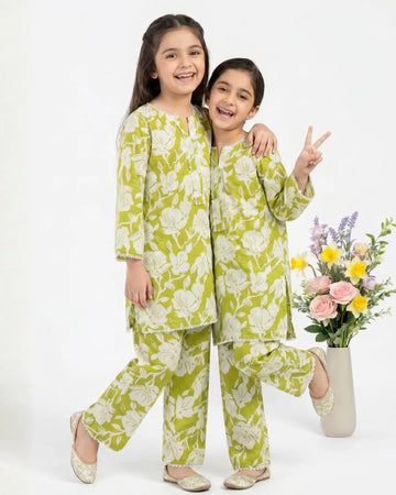 2 PIECE - PRINTED LAWN SUIT