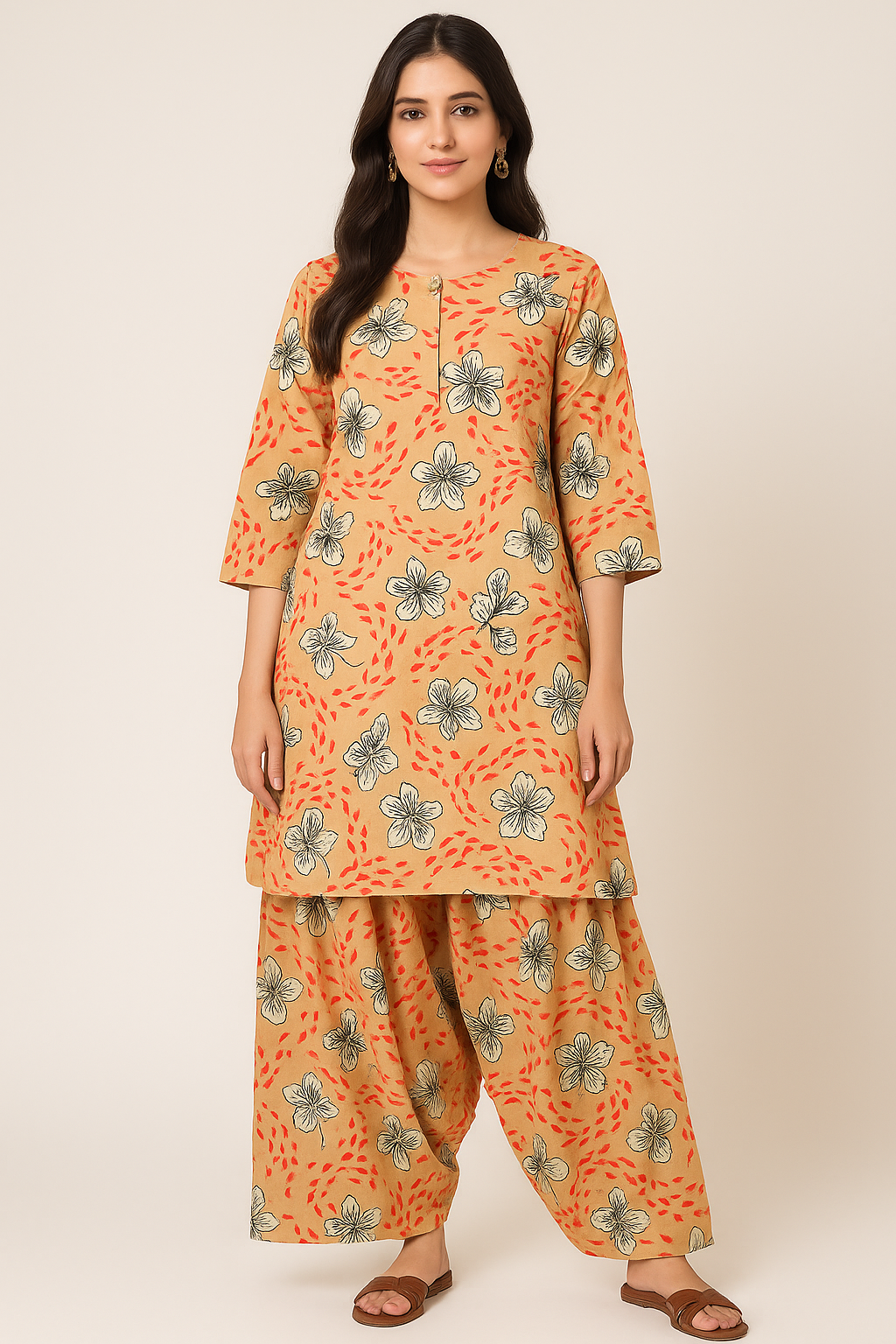 2 PIECE - PRINTED LAWN SUIT