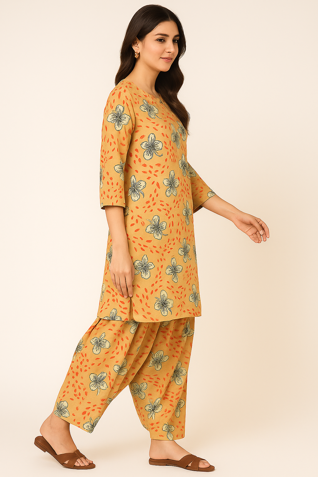 2 PIECE - PRINTED LAWN SUIT