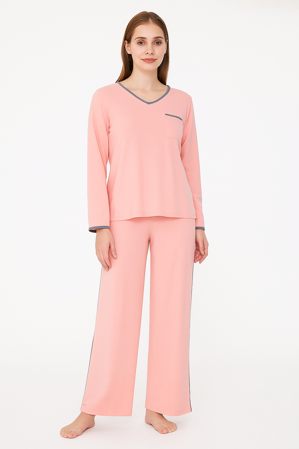 SOFT PINK SOLID PJ SET