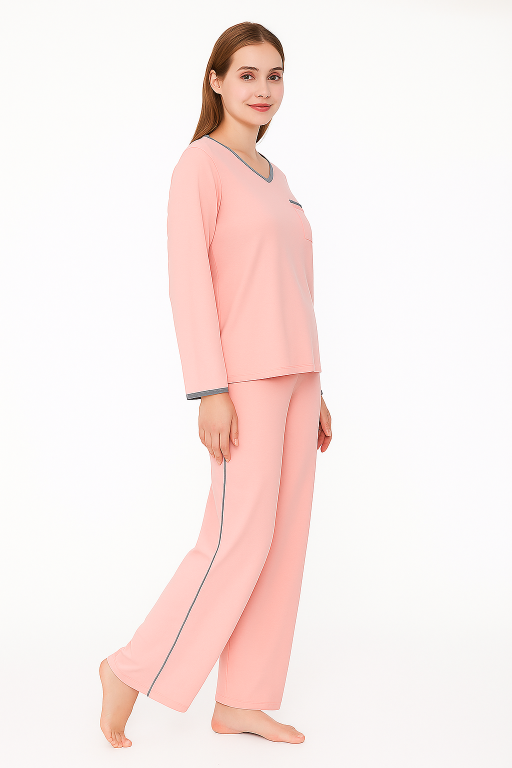 SOFT PINK SOLID PJ SET