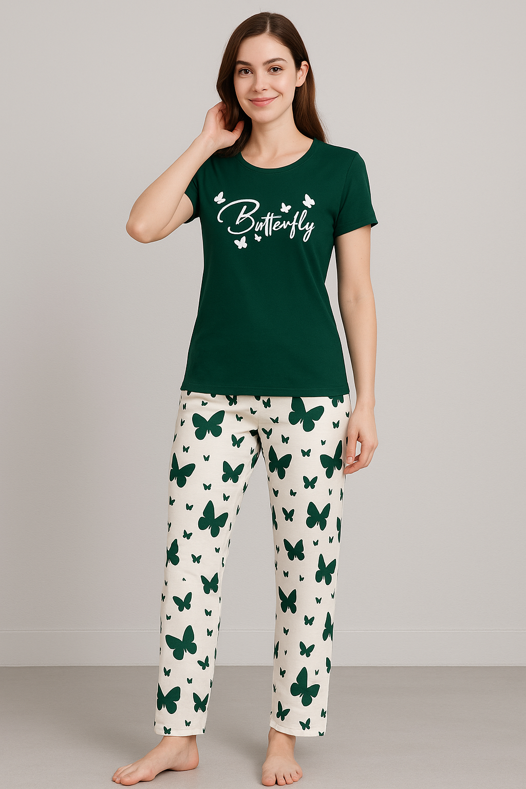 NIGHTWEAR T-SHIRT WITH PAJAMA SET