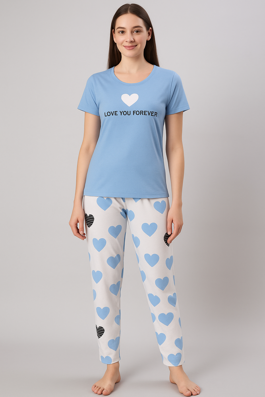 NIGHTWEAR T-SHIRT WITH PAJAMA SET