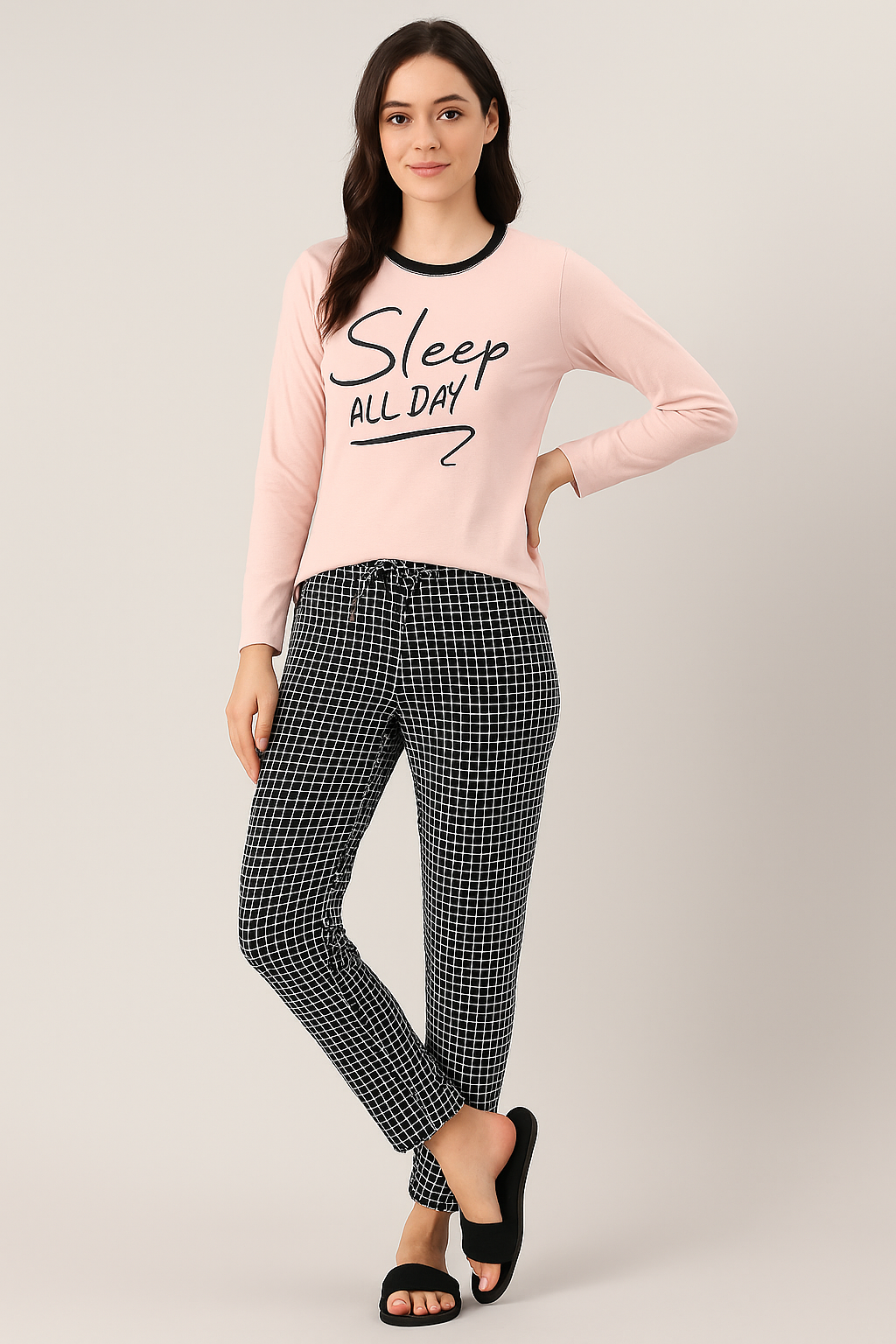 NIGHTWEAR T-SHIRT WITH PAJAMA SET