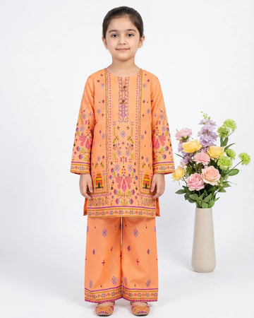 2 PIECE - PRINTED CAMBRIC SUIT