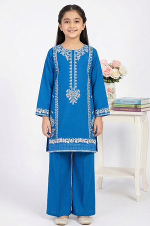 2 PIECE - EMBROIDERED KHADDAR SUIT