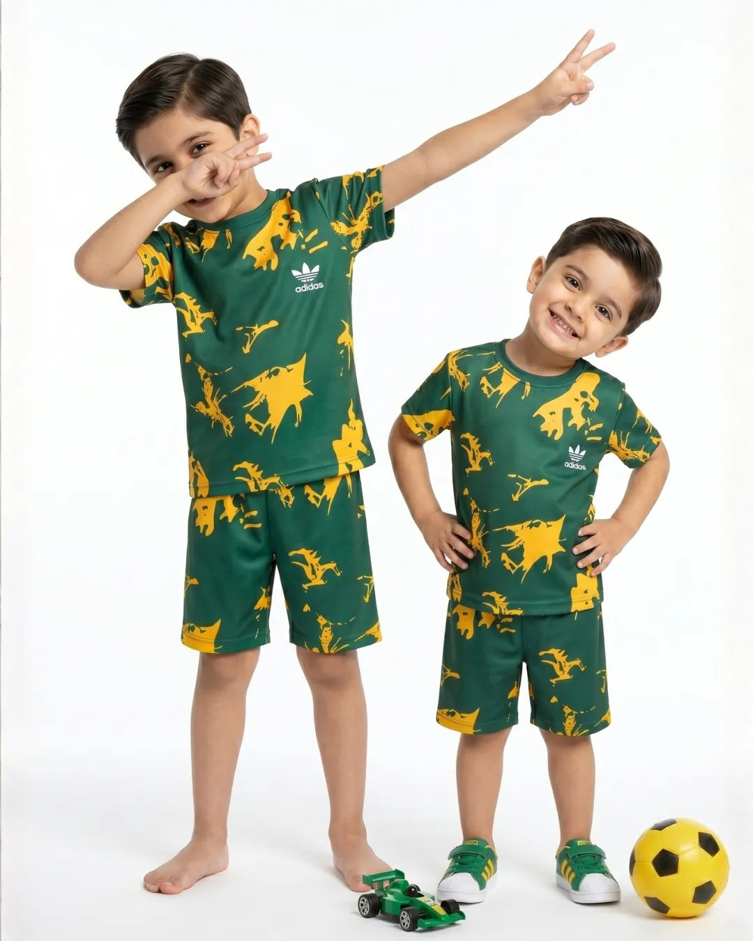 MINI WESTERN COTTON SHORT SET