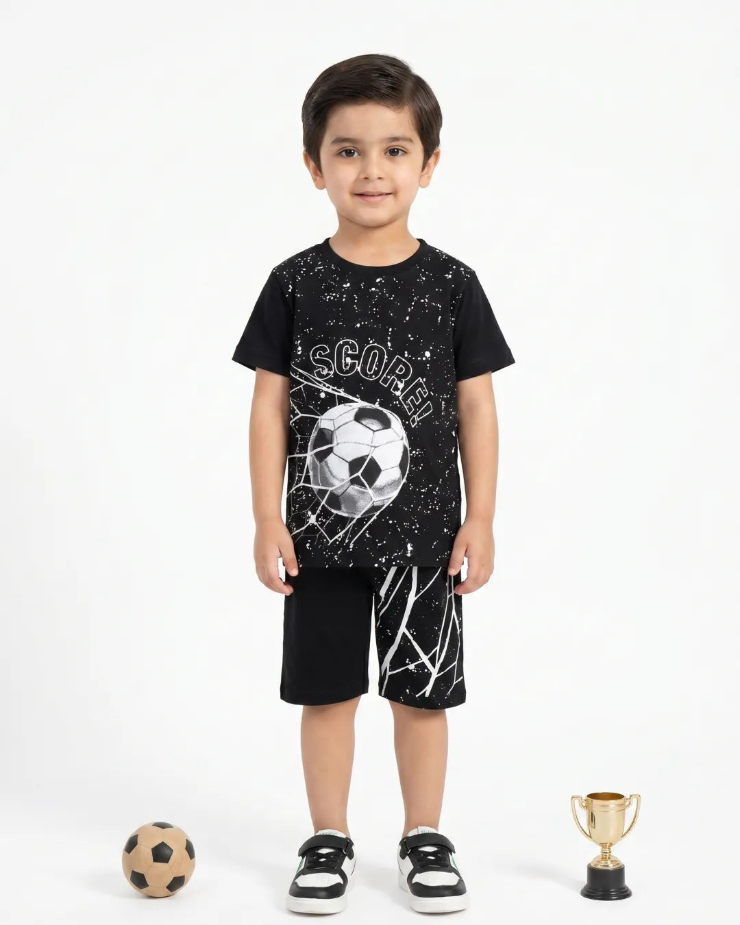 MINI WESTERN COTTON SHORT SET