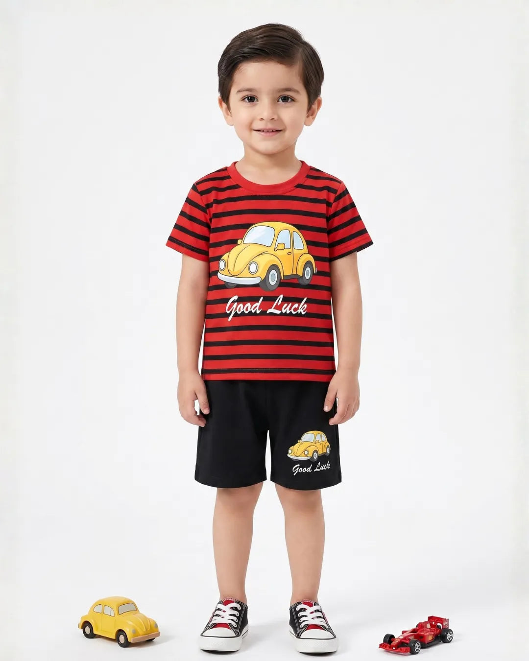 MINI WESTERN COTTON SHORT SET