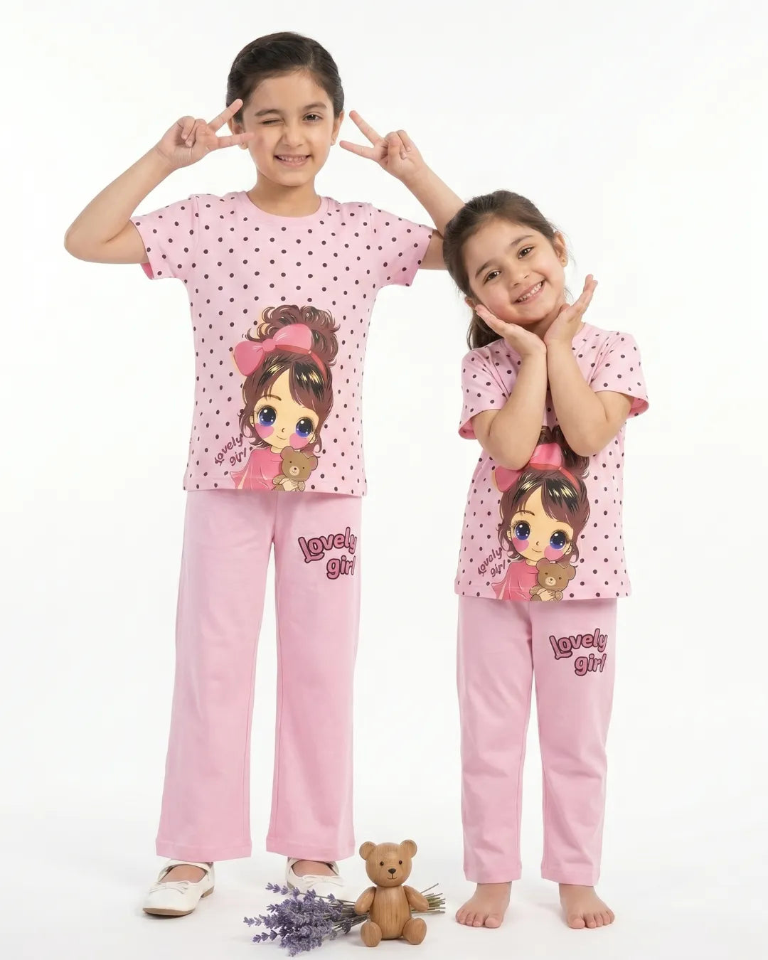 MINI WESTERN COTTON TROUSER SET