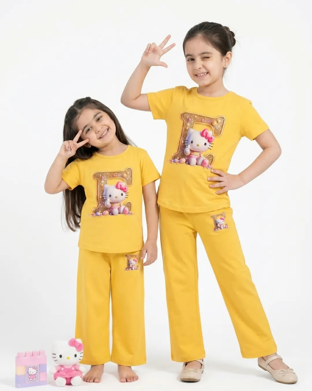 MINI WESTERN COTTON TROUSER SET
