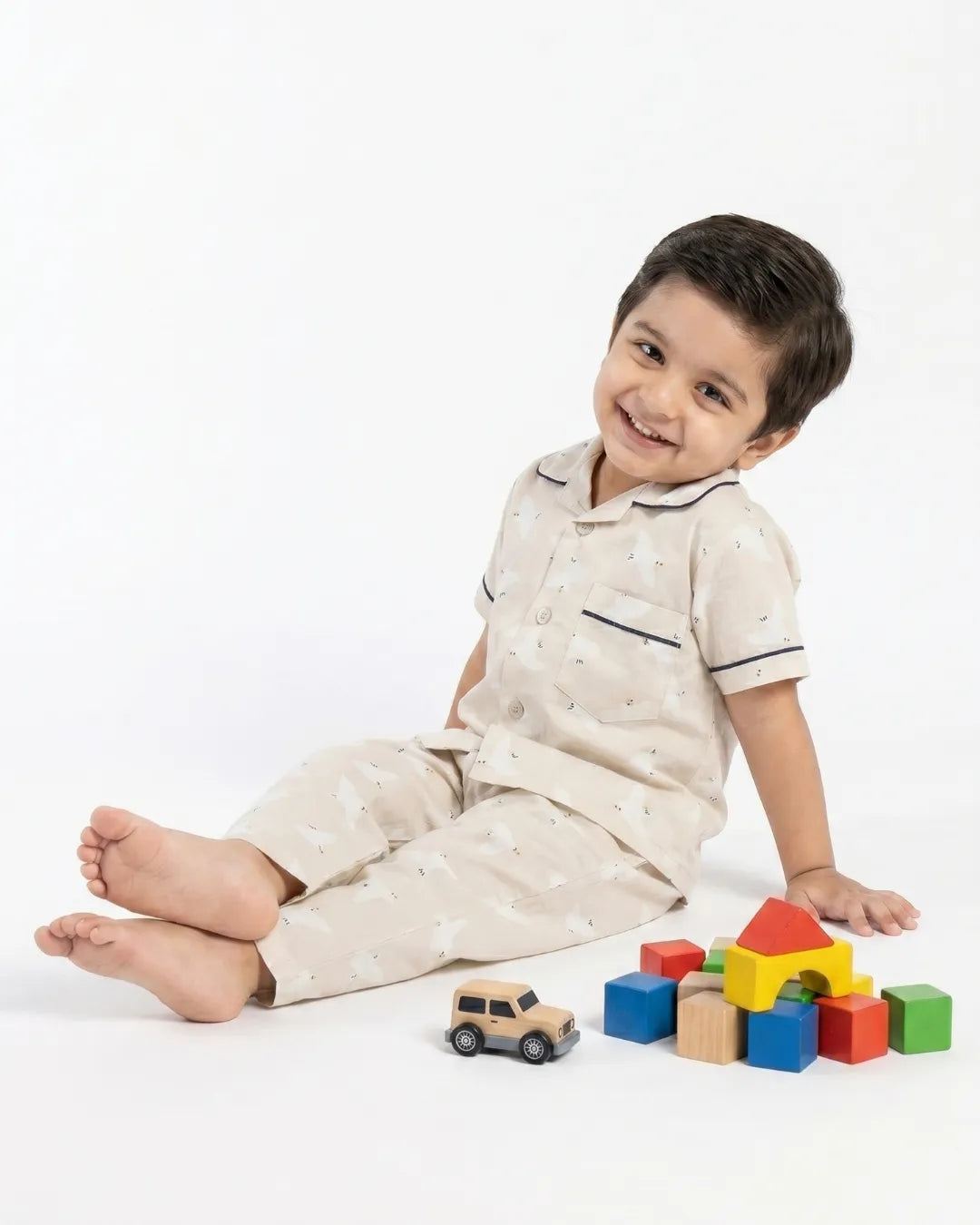 SLEEPWEAR SHIRT WITH PAJAMA SET