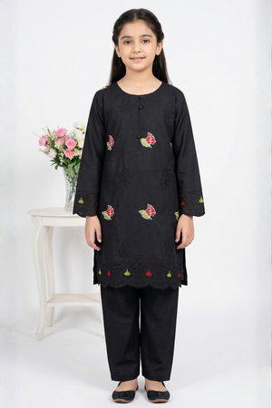 2 PIECE - EMBROIDERED KHADDAR SUIT