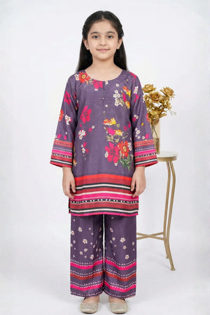 2 PIECE - PRINTED CAMBRIC SUIT