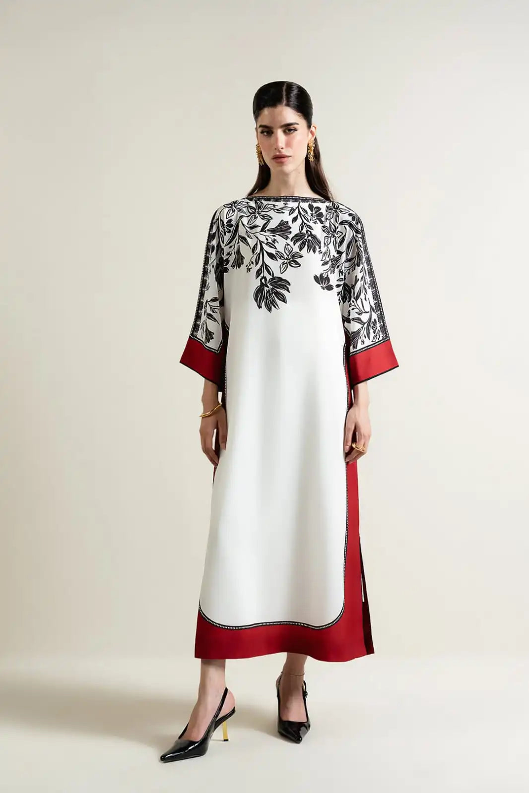 2 PIECE - PRINTED CREPE SUIT