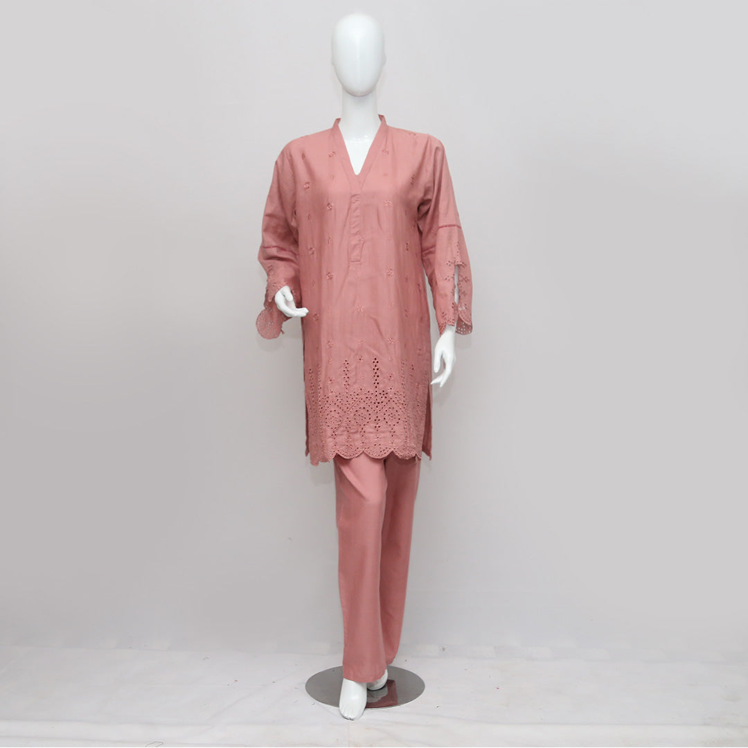 2 PIECE EMBROIDERED KHADDAR SUIT