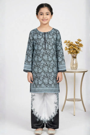 2 PIECE - PRINTED CAMBRIC SUIT