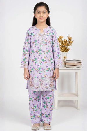 2 PIECE - EMBROIDERED LAWN SUIT