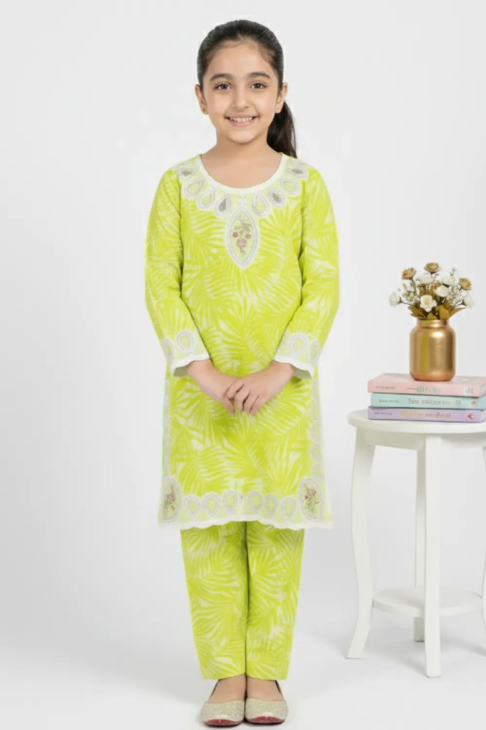 2 PIECE - EMBROIDERED LAWN SUIT