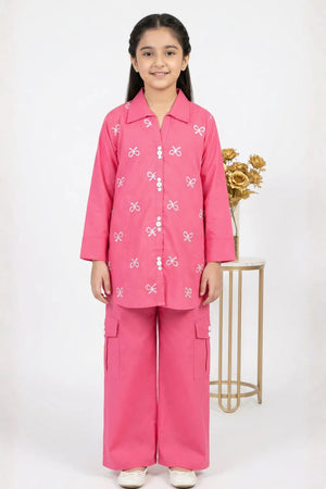 2 PIECE - EMBROIDERED COTTON CARGO SUIT