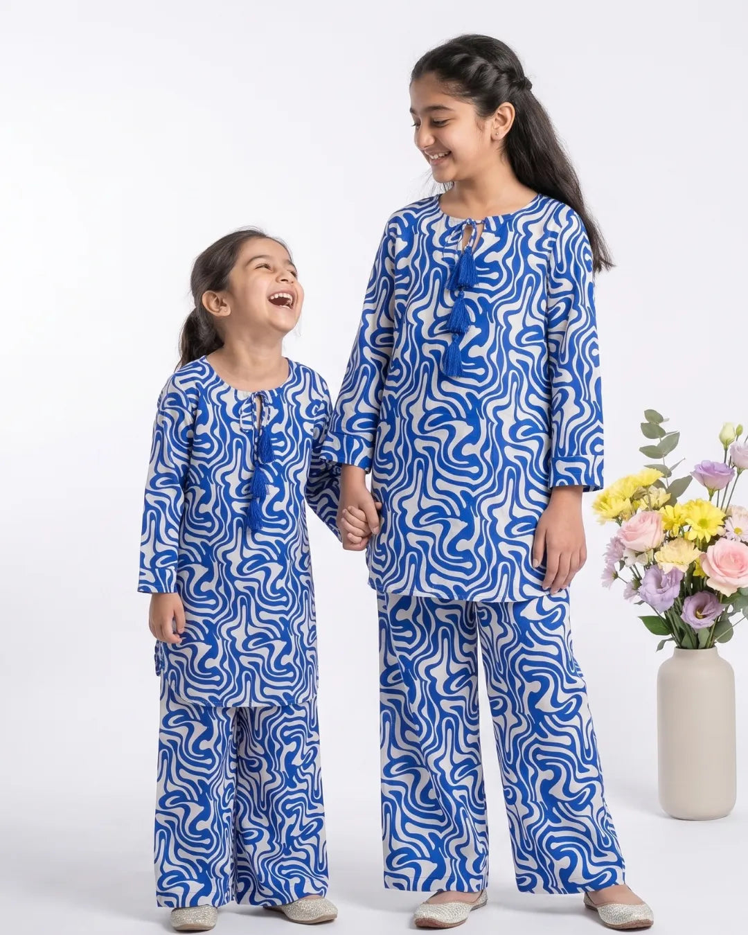2 PIECE - PRINTED LINEN SUIT