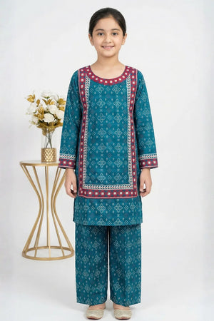 2 PIECE - EMBROIDERED LAWN SUIT