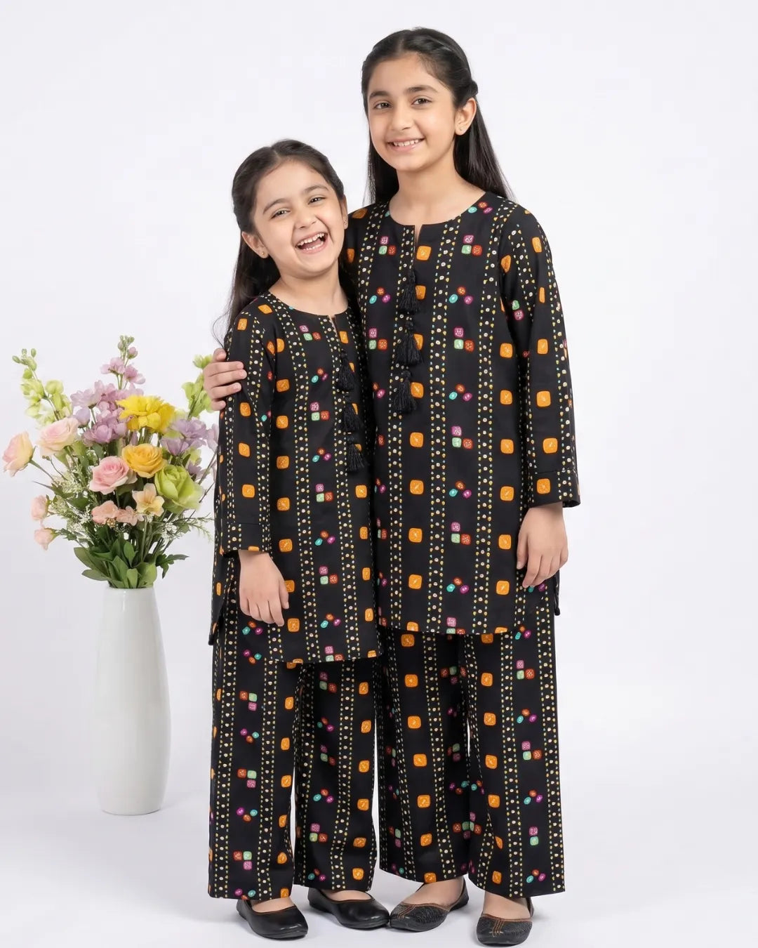 2 PIECE - PRINTED LINEN SUIT