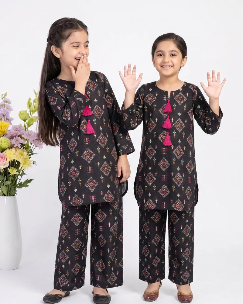 2 PIECE - PRINTED KHADDAR SUIT