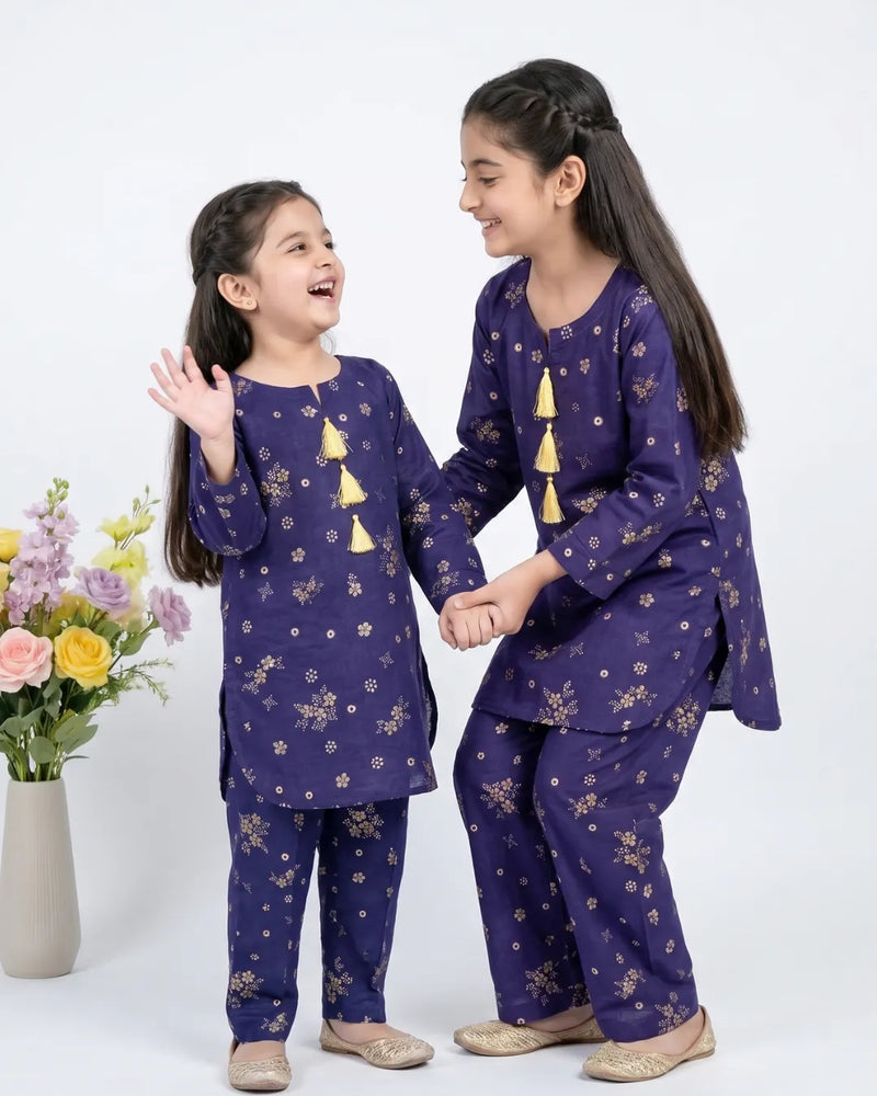 2 PIECE - PRINTED KHADDAR SUIT