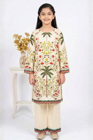 2 PIECE - PRINTED CAMBRIC SUIT