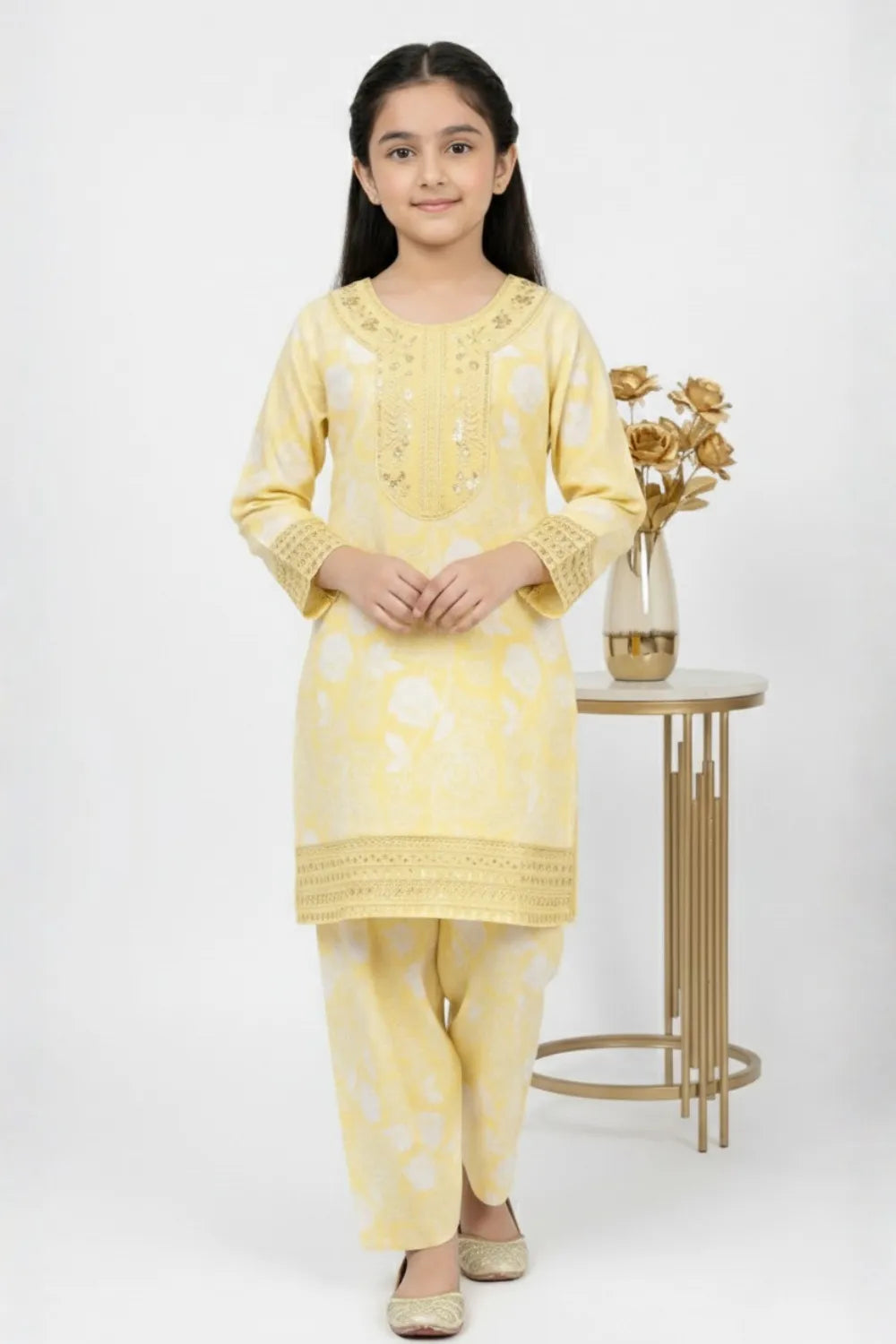 2 PIECE - EMBROIDERED LAWN SUIT