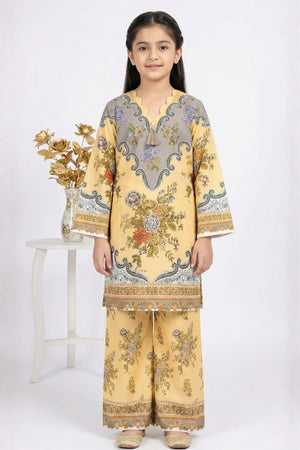 2 PIECE - PRINTED CAMBRIC SUIT