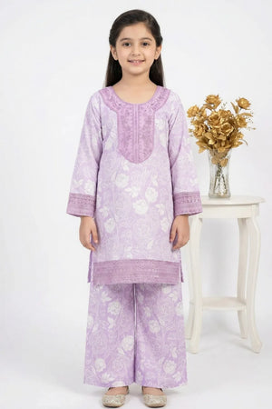 2 PIECE - EMBROIDERED LAWN SUIT