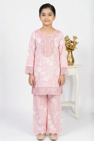 2 PIECE - EMBROIDERED LAWN SUIT