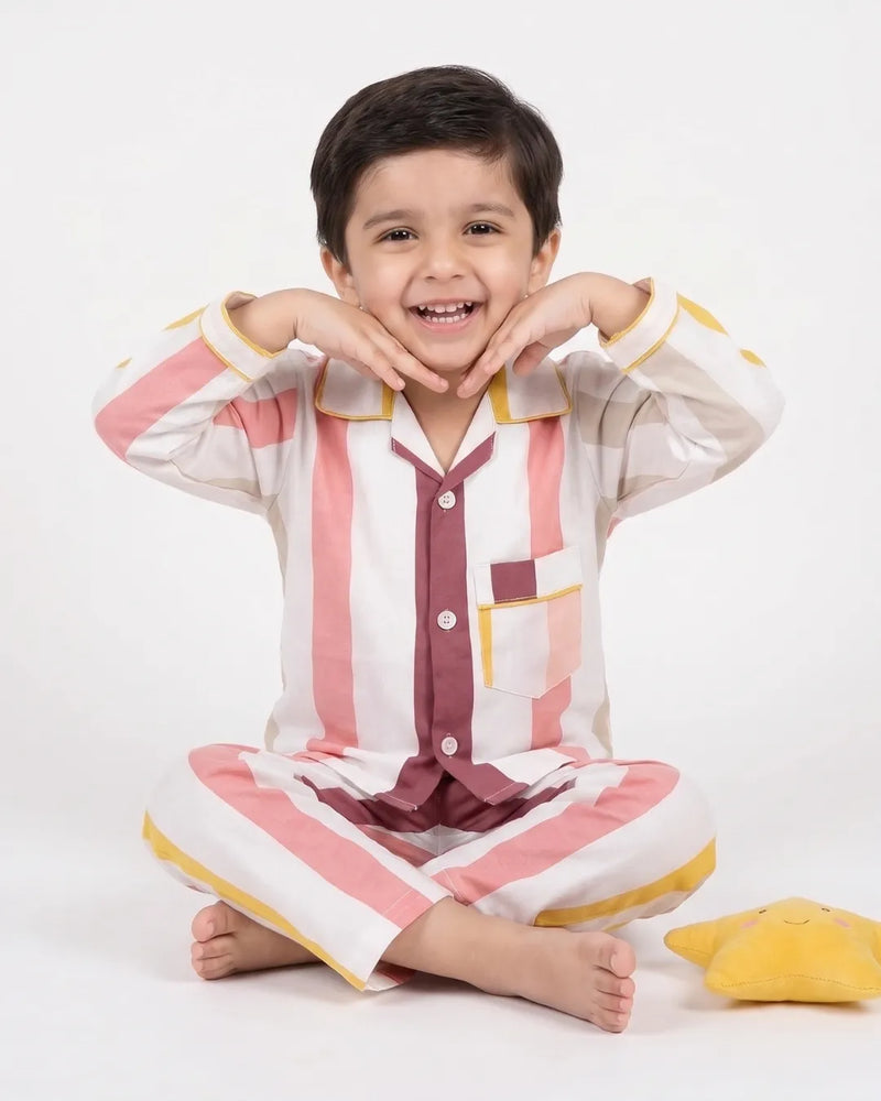 SLEEPWEAR SHIRT WITH PAJAMA SET