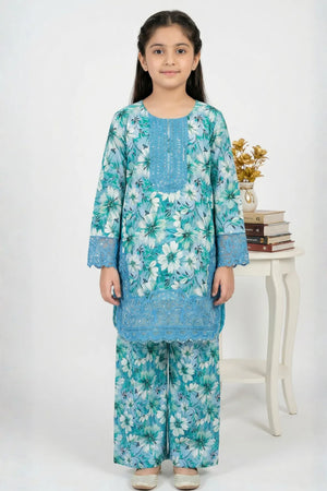 2 PIECE - EMBROIDERED LAWN SUIT