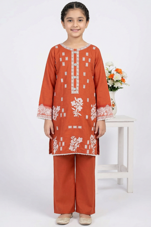 2 PIECE - EMBROIDERED KHADDAR SUIT