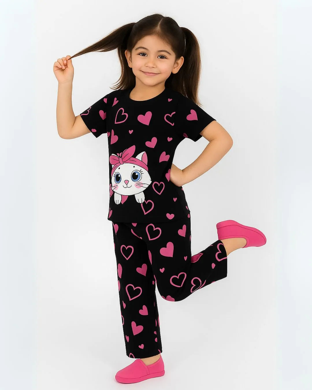 NIGHTWEAR T-SHIRT WITH PAJAMA SET