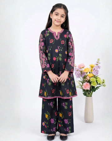 2 PIECE - FRONT/BACK EMBROIDERED LAWN SUIT