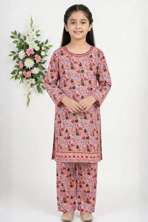 2 PIECE - EMBROIDERED LAWN SUIT