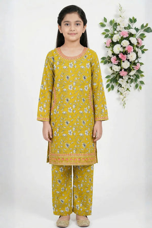 2 PIECE - EMBROIDERED LAWN SUIT