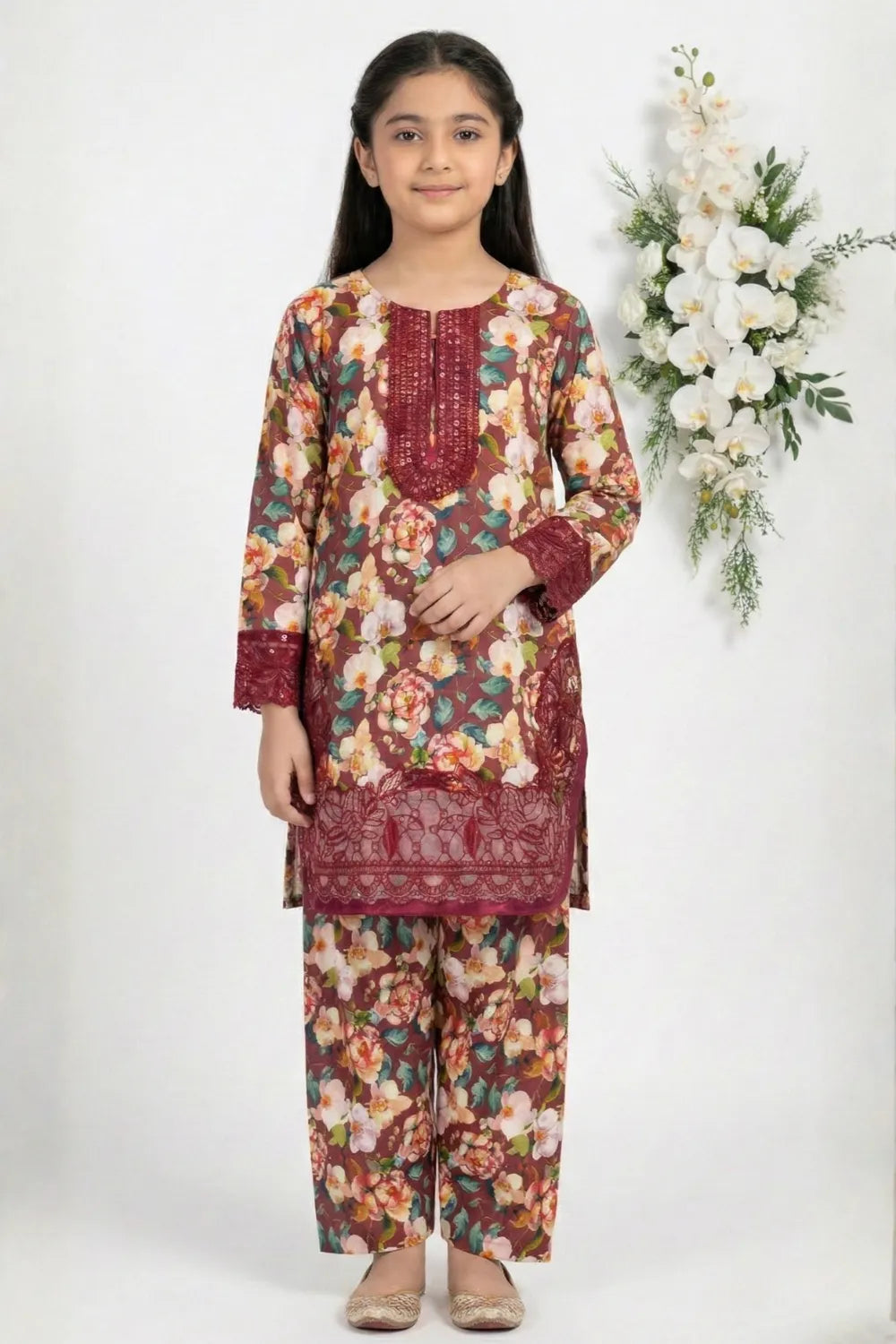 2 PIECE - FARSHI SHALWAR LAWN SUIT