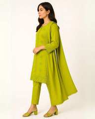3 PIECE - EMBROIDERED LAWN SUIT