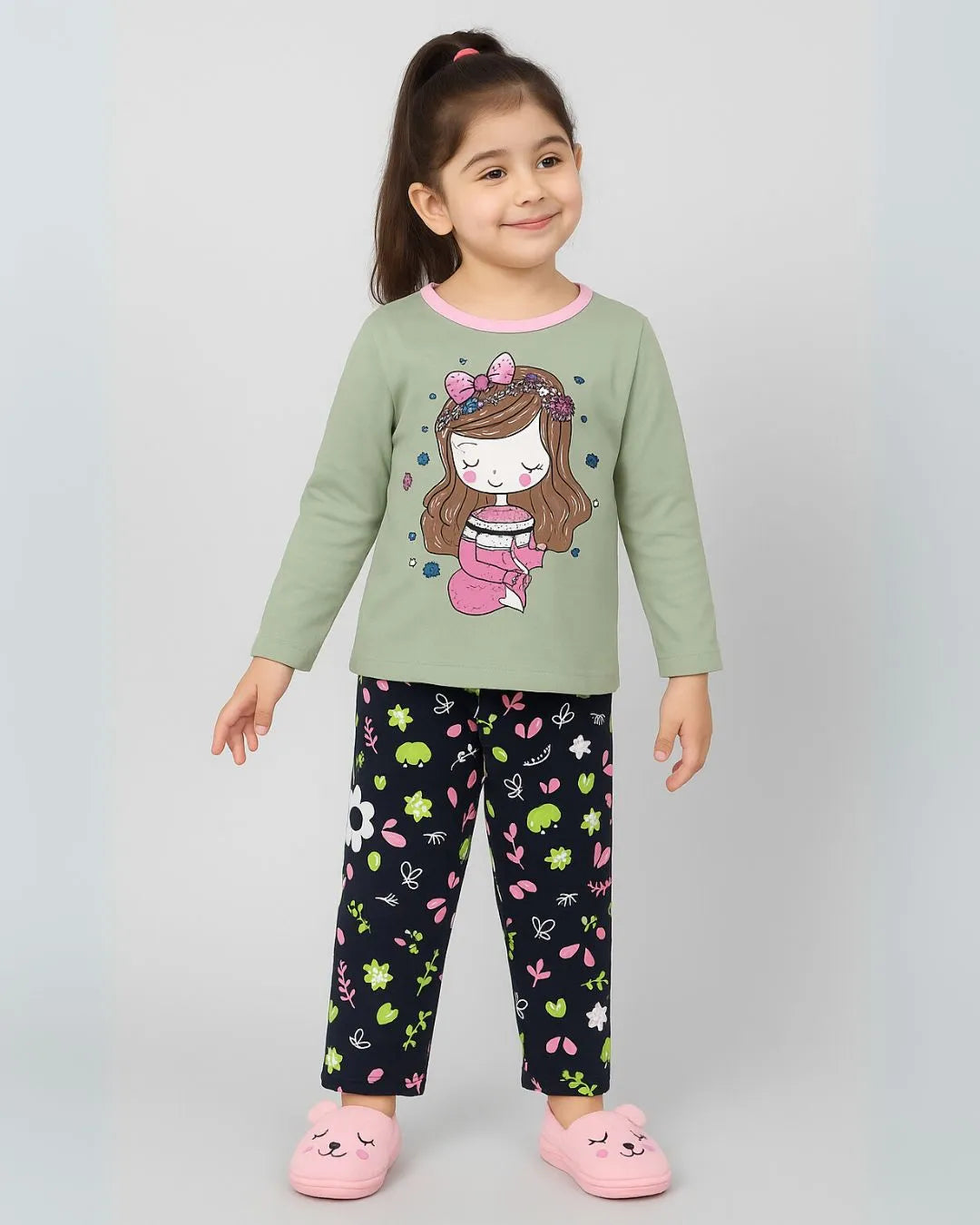 NIGHTWEAR T-SHIRT WITH PAJAMA SET