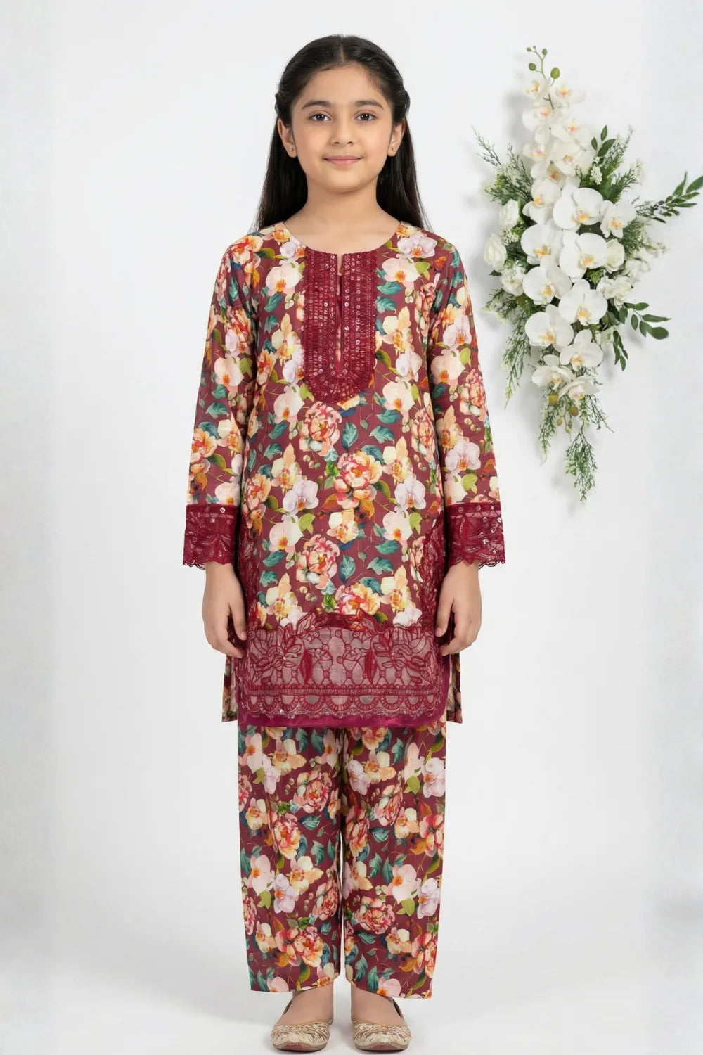 2 PIECE - FARSHI SHALWAR LAWN SUIT