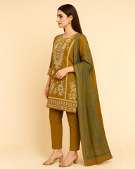 3 PIECE - EMBROIDERED LAWN SUIT