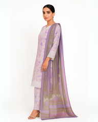 3 PIECE - EMBROIDERED SWISS SUIT