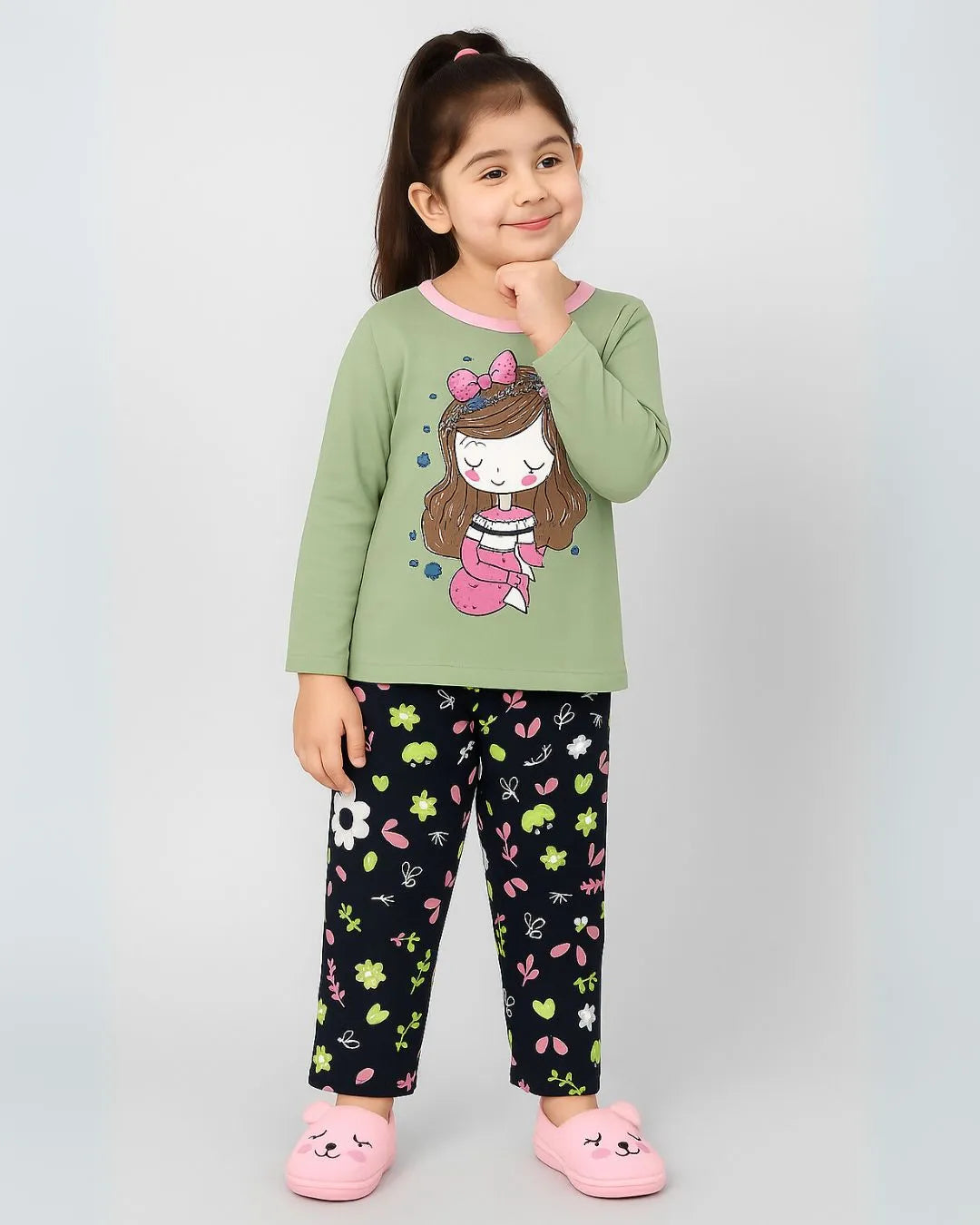 NIGHTWEAR T-SHIRT WITH PAJAMA SET