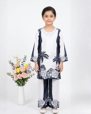 2 PIECE - PRINTED CAMBRIC SUIT